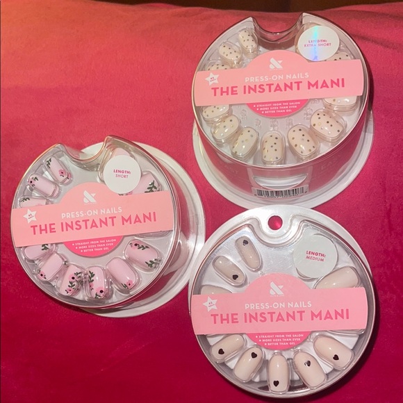Olive & June Other - The Instant Mani Press-On Nails Set Bundle 3 NWT